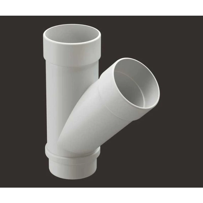 Тройник 45˚ LUX, пломбир