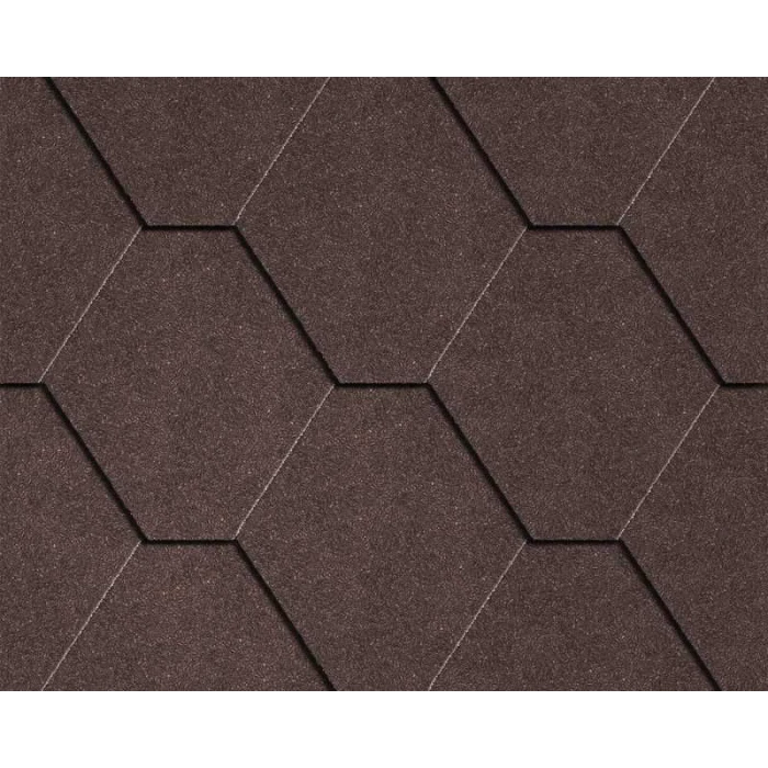 Мягкая черепица Icopal Натур Коричневый