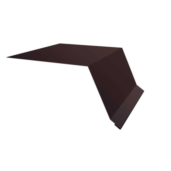 Планка капельник 100х55 0,5 Satin Мatt RAL 8017 шоколад