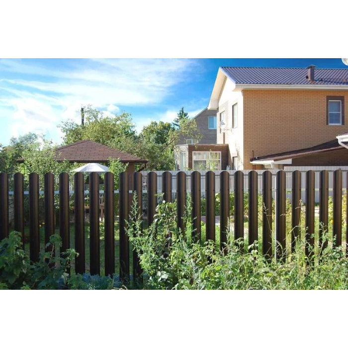 Штакетник М-образный А фигурный Grand Line 0,45 Полиэстер RAL 5021 Водная Синь